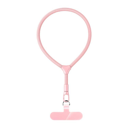 Racket Shape 7mm Polyester Rope with Gasket Adjustable Phone Wrist Lanyard