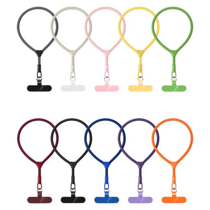 Racket Shape 7mm Polyester Rope with Gasket Adjustable Phone Wrist Lanyard