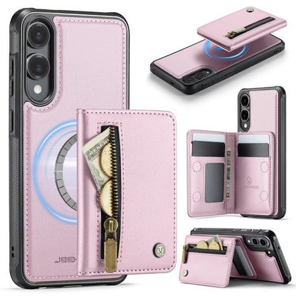JEEHOOD J12 Exquisite RFID MagSafe Zipper Card Bag Phone Case, For Galaxy S26 FE 5G, For Samsung Galaxy S26+ 5G, For Samsung Galaxy S26 Ultra 5G, For Samsung Galaxy S26 5G, For Samsung Galaxy S25 FE 5G, For Samsung Galaxy S25 Edge 5G                   ...