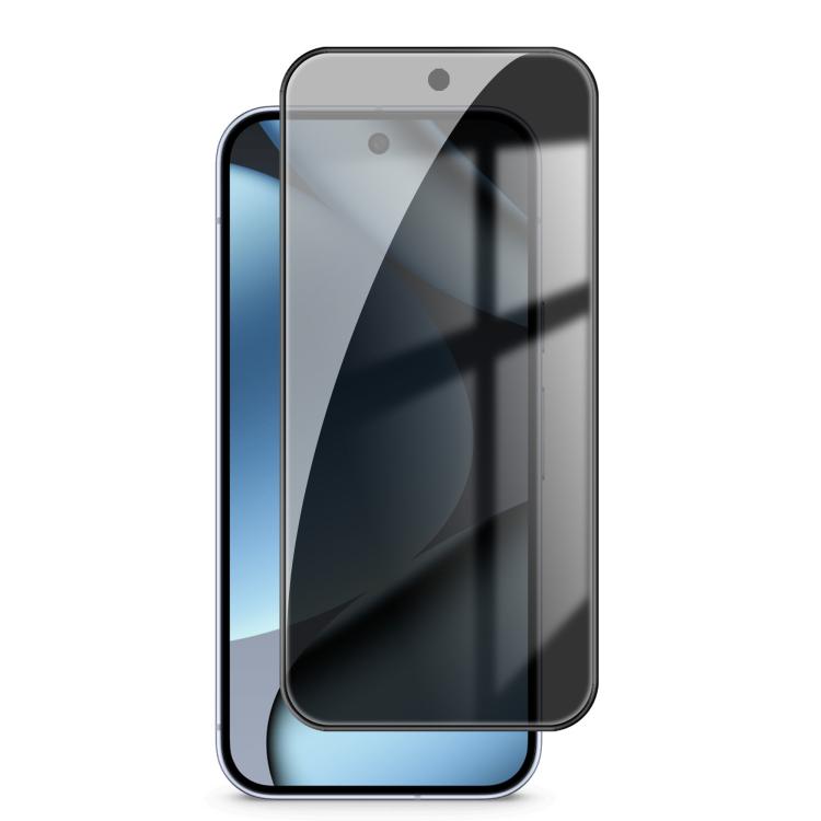Kalebol High-Aluminum Screen-Printed Full-Coverage Black-Border Privacy Tempered Glass Film