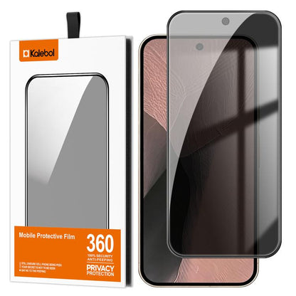 Kalebol High-Aluminum Screen-Printed Full-Coverage Black-Border Privacy Tempered Glass Film, For Google Pixel 11 Pro XL, For Google Pixel 11, For Google Pixel 11 Pro, For Google Pixel 10a, For Google Pixel 10 Pro XL, For Google Pixel 10 Pro            ...