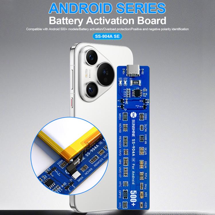 SUNSHINE SS-904A SE Universal Android Phones Battery Activation Board with Auto Polarity, SUNSHINE SS-904A SE