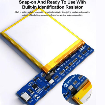SUNSHINE SS-904A SE Universal Android Phones Battery Activation Board with Auto Polarity, SUNSHINE SS-904A SE