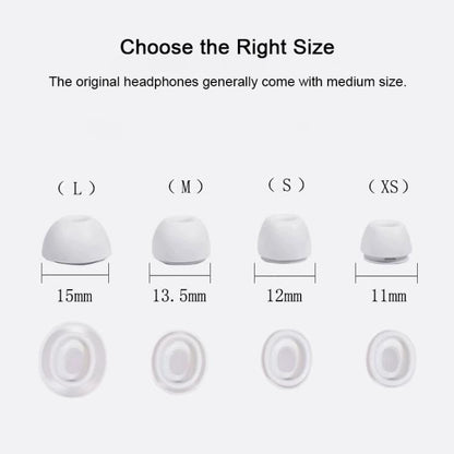 XDcase 4 Pairs Silicone Earplugs with Pressure Relief Holes L / M / S / XS Size, L / M / S / XS