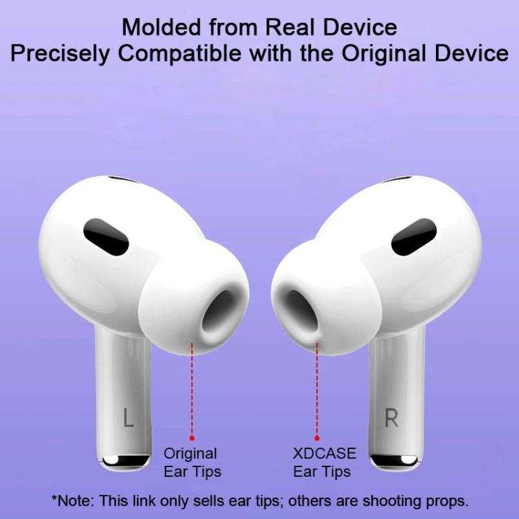 XDcase 4 Pairs Silicone Earplugs with Pressure Relief Holes L / M / S / XS Size, L / M / S / XS