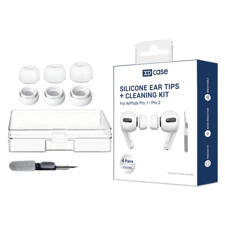 XDcase 3 Pairs Silicone Earplugs with Pressure Relief Holes L / M / S Size