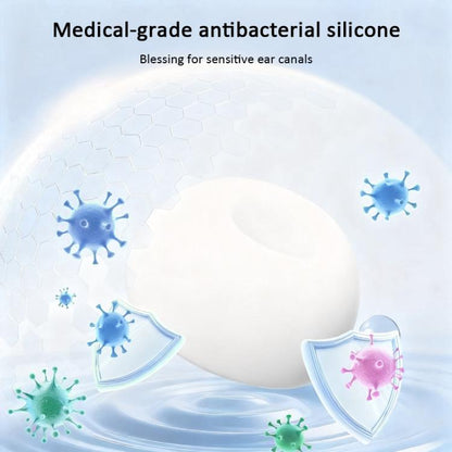 XDcase 3 Pairs Silicone Earplugs with Pressure Relief Holes L / M / S Size