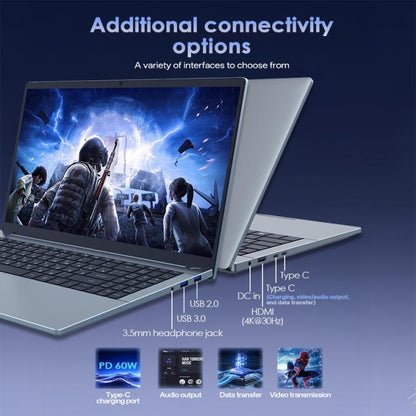GXMO G16 Air 15.6 inch Windows 11 Laptop, 16GB+512GB, AMD Ryzen R9 4900H Octa Core Processor