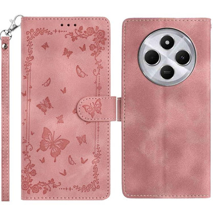 Secret Garden Butterfly Pattern Leather Phone Case, For Redmi 14C 4G, For Redmi A3, For Redmi 13C 4G Global