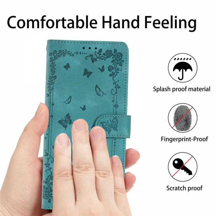Secret Garden Butterfly Pattern Leather Phone Case, For Redmi 14C 4G, For Redmi A3, For Redmi 13C 4G Global