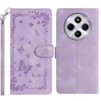 Secret Garden Butterfly Pattern Leather Phone Case, For Redmi 14C 4G, For Redmi A3, For Redmi 13C 4G Global
