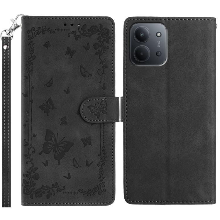 Secret Garden Butterfly Pattern Leather Phone Case, For Redmi K90 Pro Max / Poco F8 Ultra, For Redmi K90 / Poco F8 Pro, For Redmi 15C 5G / 4G EU 173mm, For Redmi 15 5G Global/15 4G SEA 169.5, For Redmi 15 5G / 4G EU 171mm                               ...