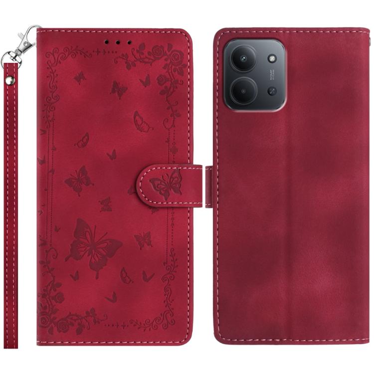 Secret Garden Butterfly Pattern Leather Phone Case, For Redmi K90 Pro Max / Poco F8 Ultra, For Redmi K90 / Poco F8 Pro, For Redmi 15C 5G / 4G EU 173mm, For Redmi 15 5G Global/15 4G SEA 169.5, For Redmi 15 5G / 4G EU 171mm                               ...