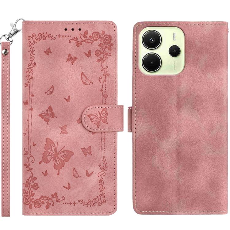 Secret Garden Butterfly Pattern Leather Phone Case, For Redmi K90 Pro Max / Poco F8 Ultra, For Redmi K90 / Poco F8 Pro, For Redmi 15C 5G / 4G EU 173mm, For Redmi 15 5G Global/15 4G SEA 169.5, For Redmi 15 5G / 4G EU 171mm                               ...
