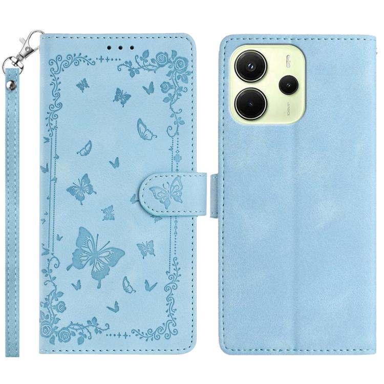 Secret Garden Butterfly Pattern Leather Phone Case, For Redmi K90 Pro Max / Poco F8 Ultra, For Redmi K90 / Poco F8 Pro, For Redmi 15C 5G / 4G EU 173mm, For Redmi 15 5G Global/15 4G SEA 169.5, For Redmi 15 5G / 4G EU 171mm                               ...