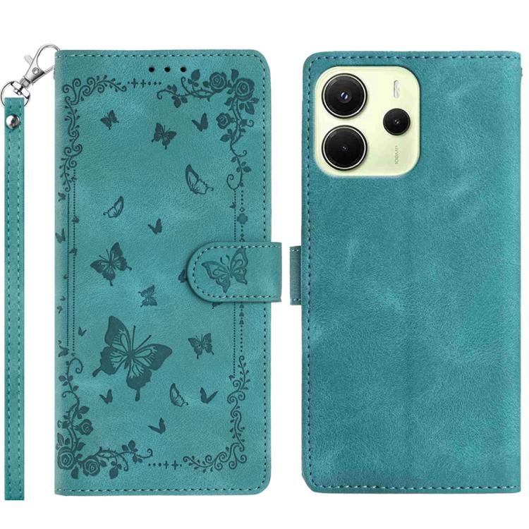 Secret Garden Butterfly Pattern Leather Phone Case, For Redmi K90 Pro Max / Poco F8 Ultra, For Redmi K90 / Poco F8 Pro, For Redmi 15C 5G / 4G EU 173mm, For Redmi 15 5G Global/15 4G SEA 169.5, For Redmi 15 5G / 4G EU 171mm                               ...