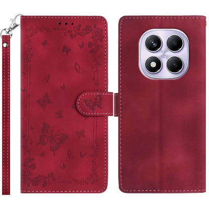 Secret Garden Butterfly Pattern Leather Phone Case, For Redmi K90 Pro Max / Poco F8 Ultra, For Redmi K90 / Poco F8 Pro, For Redmi 15C 5G / 4G EU 173mm, For Redmi 15 5G Global/15 4G SEA 169.5, For Redmi 15 5G / 4G EU 171mm                               ...