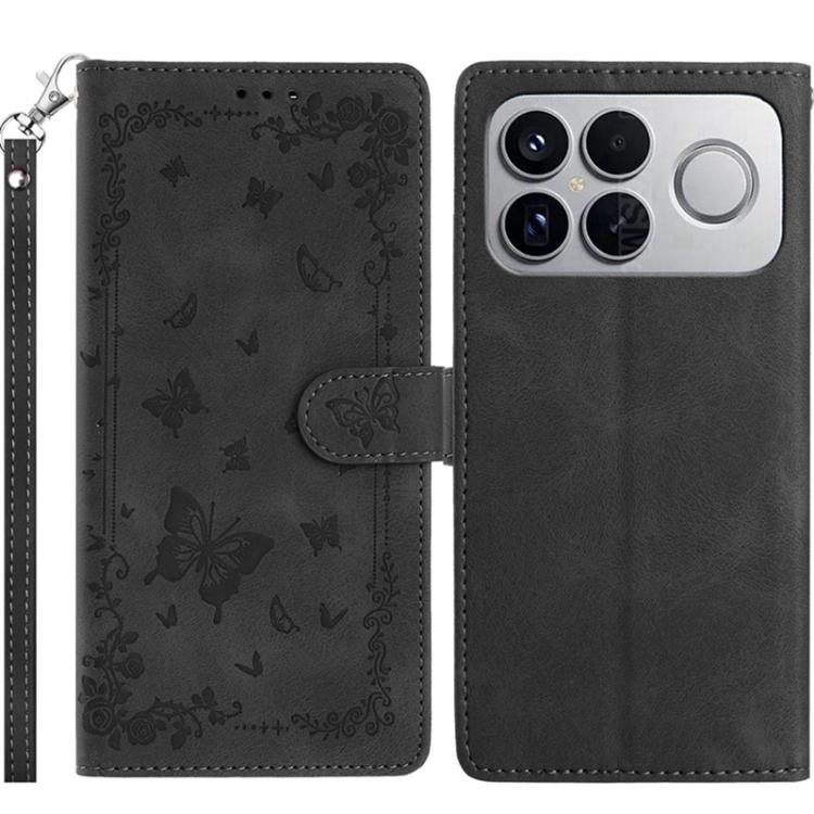 Secret Garden Butterfly Pattern Leather Phone Case, For Redmi K90 Pro Max / Poco F8 Ultra, For Redmi K90 / Poco F8 Pro, For Redmi 15C 5G / 4G EU 173mm, For Redmi 15 5G Global/15 4G SEA 169.5, For Redmi 15 5G / 4G EU 171mm                               ...