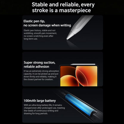 Original Xiaomi Focus Pro Stylus Pen For Xiaomi Mi Pad 8 / 8 Pro Tablet Magnetic 16384 Level Sense Draw Writing Smart Pen