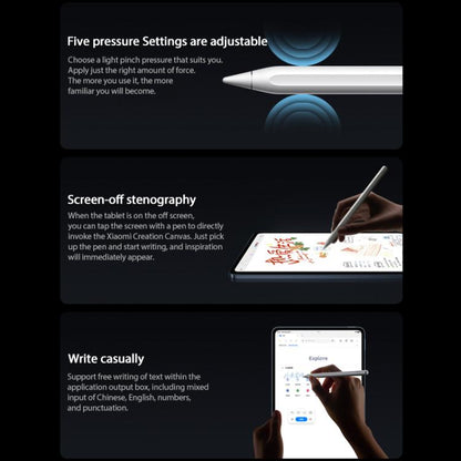 Original Xiaomi Focus Pro Stylus Pen For Xiaomi Mi Pad 8 / 8 Pro Tablet Magnetic 16384 Level Sense Draw Writing Smart Pen