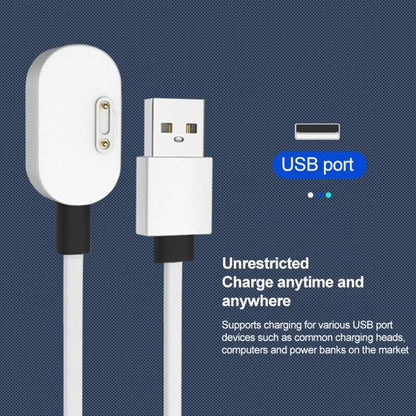 Integrated USB Port Magnetic Data Charging Cable, Length: 1m