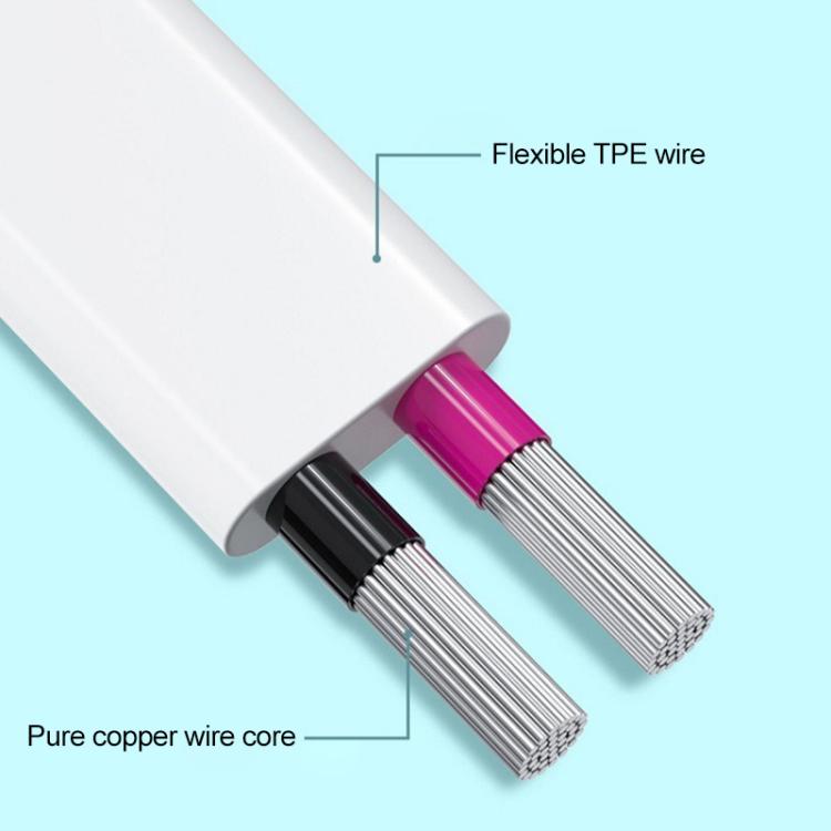 Integrated USB Port Magnetic Data Charging Cable, Length: 1m