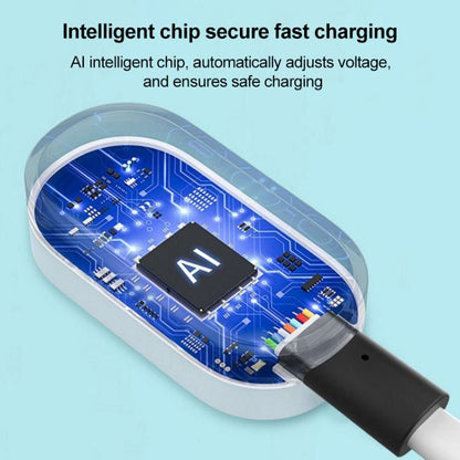 Integrated USB Port Magnetic Data Charging Cable, Length: 1m