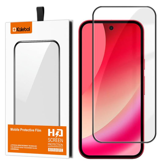 Kalebol High-Aluminum Screen-Printed Full-Coverage Anti-Fingerprint Black-Bordered HD Tempered Glass Film, For Google Pixel 11a, For Google Pixel 11 Pro XL, For Google Pixel 11, For Google Pixel 11 Pro, For Google Pixel 10a, For Google Pixel 10 Pro XL ...