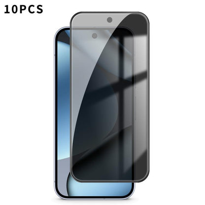 10pcs Kalebol High-Aluminum Screen-Printed Full-Coverage Black-Border Privacy Tempered Glass Film