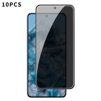 10pcs Kalebol High-Aluminum Screen-Printed Full-Coverage Black-Border Privacy Tempered Glass Film, For Google Pixel 10a, For Google Pixel 10 Pro XL, For Google Pixel 10 Pro, For Google Pixel 10, For Google Pixel 9a, For Google Pixel 9 Pro XL           ...