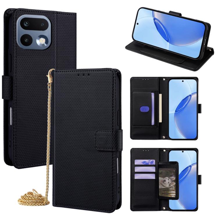 Crossbody Chain Triangle Leather Phone Case, For Realme Neo8 5G, For Realme 16 Pro+ 5G, For Realme 16 Pro 5G, For Realme C85 5G, For Realme C85 Pro 4G, For Realme GT7 5G