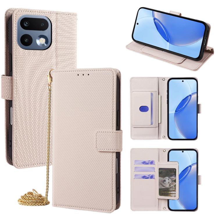 Crossbody Chain Triangle Leather Phone Case, For Realme Neo8 5G, For Realme 16 Pro+ 5G, For Realme 16 Pro 5G, For Realme C85 5G, For Realme C85 Pro 4G, For Realme GT7 5G