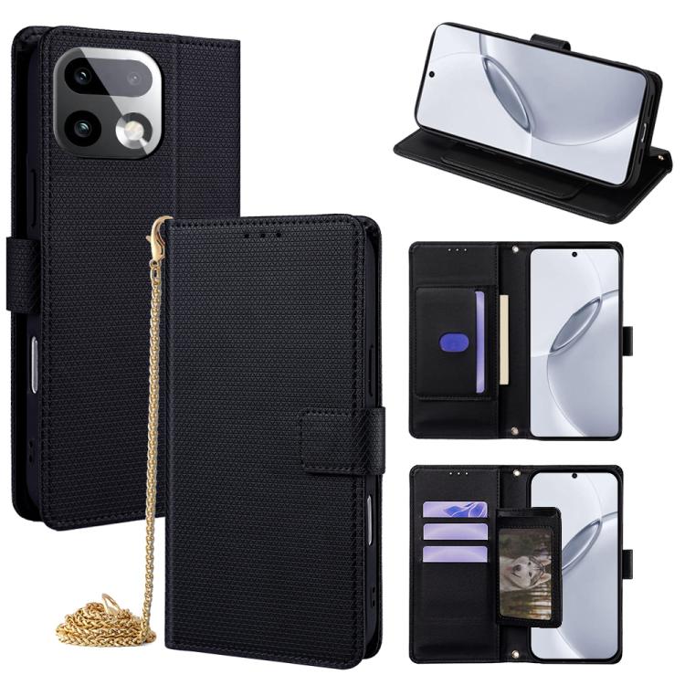 Crossbody Chain Triangle Leather Phone Case, For Realme Neo8 5G, For Realme 16 Pro+ 5G, For Realme 16 Pro 5G, For Realme C85 5G, For Realme C85 Pro 4G, For Realme GT7 5G