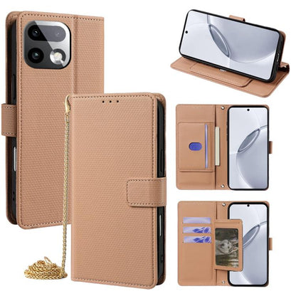 Crossbody Chain Triangle Leather Phone Case, For Realme Neo8 5G, For Realme 16 Pro+ 5G, For Realme 16 Pro 5G, For Realme C85 5G, For Realme C85 Pro 4G, For Realme GT7 5G