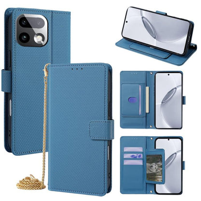 Crossbody Chain Triangle Leather Phone Case, For Realme Neo8 5G, For Realme 16 Pro+ 5G, For Realme 16 Pro 5G, For Realme C85 5G, For Realme C85 Pro 4G, For Realme GT7 5G