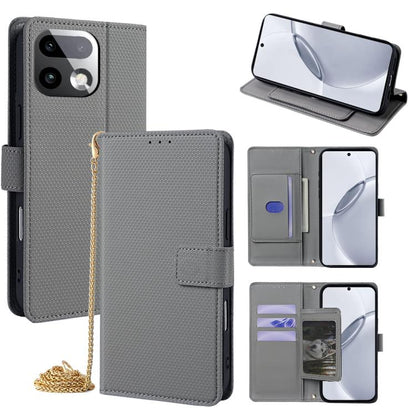 Crossbody Chain Triangle Leather Phone Case, For Realme Neo8 5G, For Realme 16 Pro+ 5G, For Realme 16 Pro 5G, For Realme C85 5G, For Realme C85 Pro 4G, For Realme GT7 5G