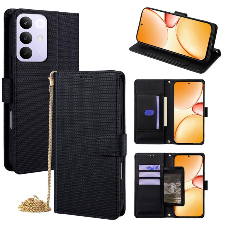 Crossbody Chain Triangle Leather Phone Case, For Realme Neo8 5G, For Realme 16 Pro+ 5G, For Realme 16 Pro 5G, For Realme C85 5G, For Realme C85 Pro 4G, For Realme GT7 5G
