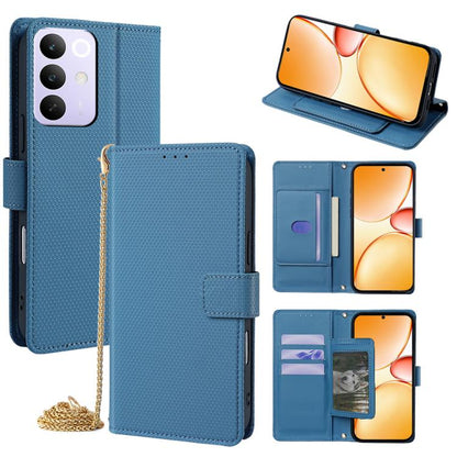 Crossbody Chain Triangle Leather Phone Case, For Realme Neo8 5G, For Realme 16 Pro+ 5G, For Realme 16 Pro 5G, For Realme C85 5G, For Realme C85 Pro 4G, For Realme GT7 5G