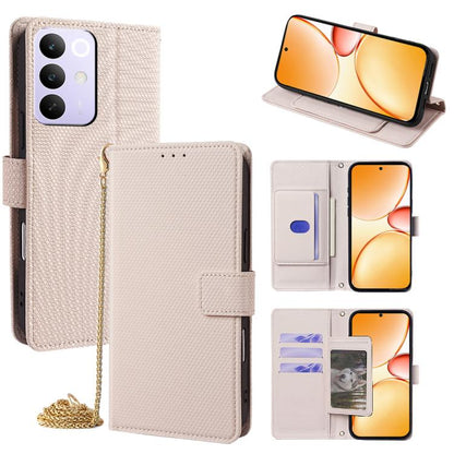 Crossbody Chain Triangle Leather Phone Case, For Realme Neo8 5G, For Realme 16 Pro+ 5G, For Realme 16 Pro 5G, For Realme C85 5G, For Realme C85 Pro 4G, For Realme GT7 5G