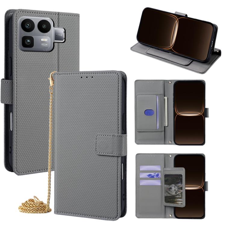 Crossbody Chain Triangle Leather Phone Case, For Realme Neo8 5G, For Realme 16 Pro+ 5G, For Realme 16 Pro 5G, For Realme C85 5G, For Realme C85 Pro 4G, For Realme GT7 5G