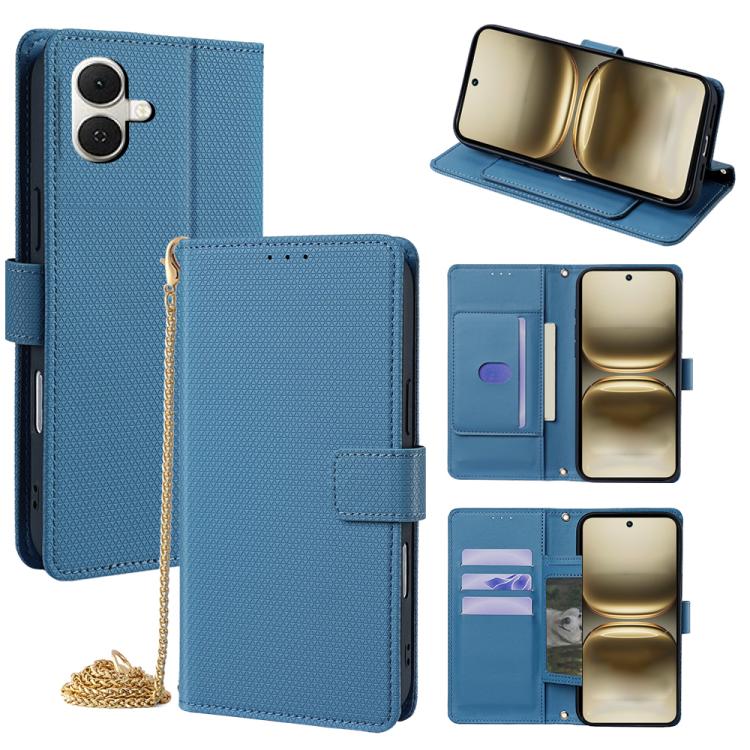 Crossbody Chain Triangle Leather Phone Case, For Tecno Pova Curve 2 5G, For Tecno Camon 50 Pro 4G, For Tecno Camon 50 4G, For Tecno Pova 7 Pro 5G, For Tecno Pova 7 5G, For Tecno Pop 10 4G, For Tecno Spark 40 Pro+ 4G, For Tecno Spark 40 Pro 4G