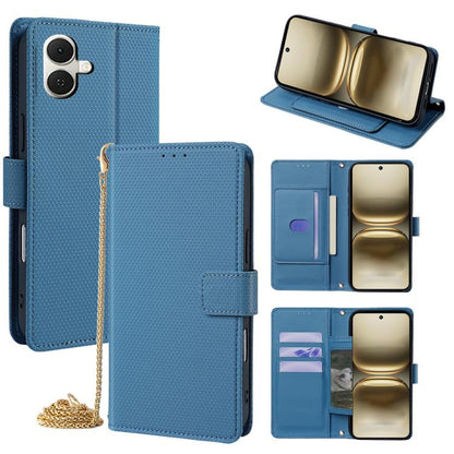 Crossbody Chain Triangle Leather Phone Case, For Tecno Pova Curve 2 5G, For Tecno Camon 50 Pro 4G, For Tecno Camon 50 4G, For Tecno Pova 7 Pro 5G, For Tecno Pova 7 5G, For Tecno Pop 10 4G, For Tecno Spark 40 Pro+ 4G, For Tecno Spark 40 Pro 4G