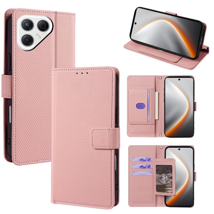Crossbody Chain Triangle Leather Phone Case, For Tecno Pova Curve 2 5G, For Tecno Camon 50 Pro 4G, For Tecno Camon 50 4G, For Tecno Pova 7 Pro 5G, For Tecno Pova 7 5G, For Tecno Pop 10 4G, For Tecno Spark 40 Pro+ 4G, For Tecno Spark 40 Pro 4G