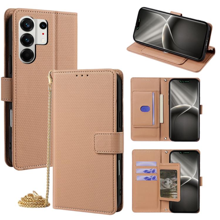 Crossbody Chain Triangle Leather Phone Case, For Tecno Pova Curve 2 5G, For Tecno Camon 50 Pro 4G, For Tecno Camon 50 4G, For Tecno Pova 7 Pro 5G, For Tecno Pova 7 5G, For Tecno Pop 10 4G, For Tecno Spark 40 Pro+ 4G, For Tecno Spark 40 Pro 4G