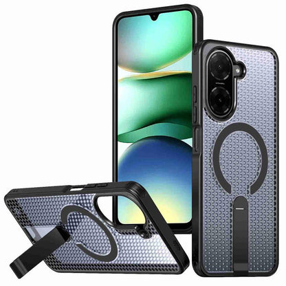 Honeycomb Cooling MagSafe Holder Phone Case, For Redmi Note 15 Pro+ 5G 163.3mm / Poco M8 Pro 5G, For Redmi Note 15 4G / 5G Global 164mm / Poco M8 5G, For Redmi K90 Pro Max / Poco F8 Ultra, For Redmi K90 / Poco F8 Pro 5G                                 ...