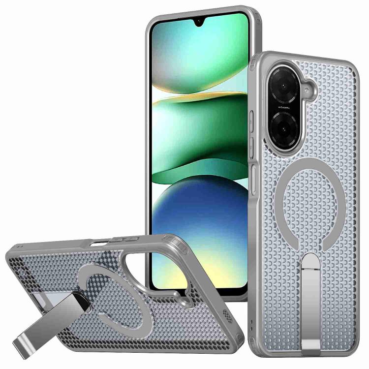 Honeycomb Cooling MagSafe Holder Phone Case, For Redmi Note 15 Pro+ 5G 163.3mm / Poco M8 Pro 5G, For Redmi Note 15 4G / 5G Global 164mm / Poco M8 5G, For Redmi K90 Pro Max / Poco F8 Ultra, For Redmi K90 / Poco F8 Pro 5G                                 ...