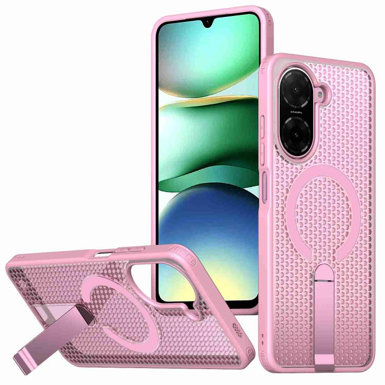 Honeycomb Cooling MagSafe Holder Phone Case, For Redmi Note 15 Pro+ 5G 163.3mm / Poco M8 Pro 5G, For Redmi Note 15 4G / 5G Global 164mm / Poco M8 5G, For Redmi K90 Pro Max / Poco F8 Ultra, For Redmi K90 / Poco F8 Pro 5G                                 ...
