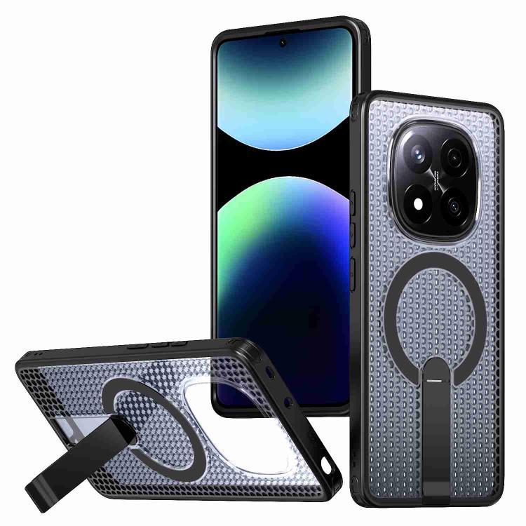 Honeycomb Cooling MagSafe Holder Phone Case, For Redmi Note 15 Pro+ 5G 163.3mm / Poco M8 Pro 5G, For Redmi Note 15 4G / 5G Global 164mm / Poco M8 5G, For Redmi K90 Pro Max / Poco F8 Ultra, For Redmi K90 / Poco F8 Pro 5G                                 ...