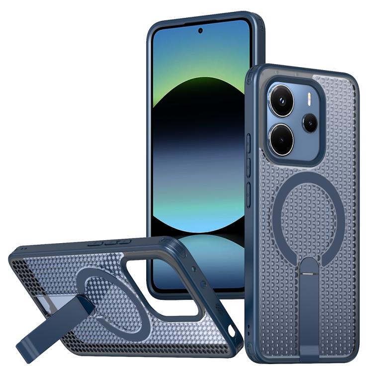 Honeycomb Cooling MagSafe Holder Phone Case, For Redmi Note 15 Pro+ 5G 163.3mm / Poco M8 Pro 5G, For Redmi Note 15 4G / 5G Global 164mm / Poco M8 5G, For Redmi K90 Pro Max / Poco F8 Ultra, For Redmi K90 / Poco F8 Pro 5G                                 ...