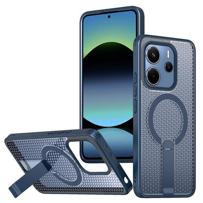 Honeycomb Cooling MagSafe Holder Phone Case, For Redmi Note 15 Pro+ 5G 163.3mm / Poco M8 Pro 5G, For Redmi Note 15 4G / 5G Global 164mm / Poco M8 5G, For Redmi K90 Pro Max / Poco F8 Ultra, For Redmi K90 / Poco F8 Pro 5G                                 ...